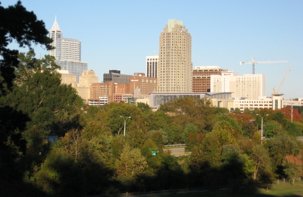 Raleigh from Dix Hill